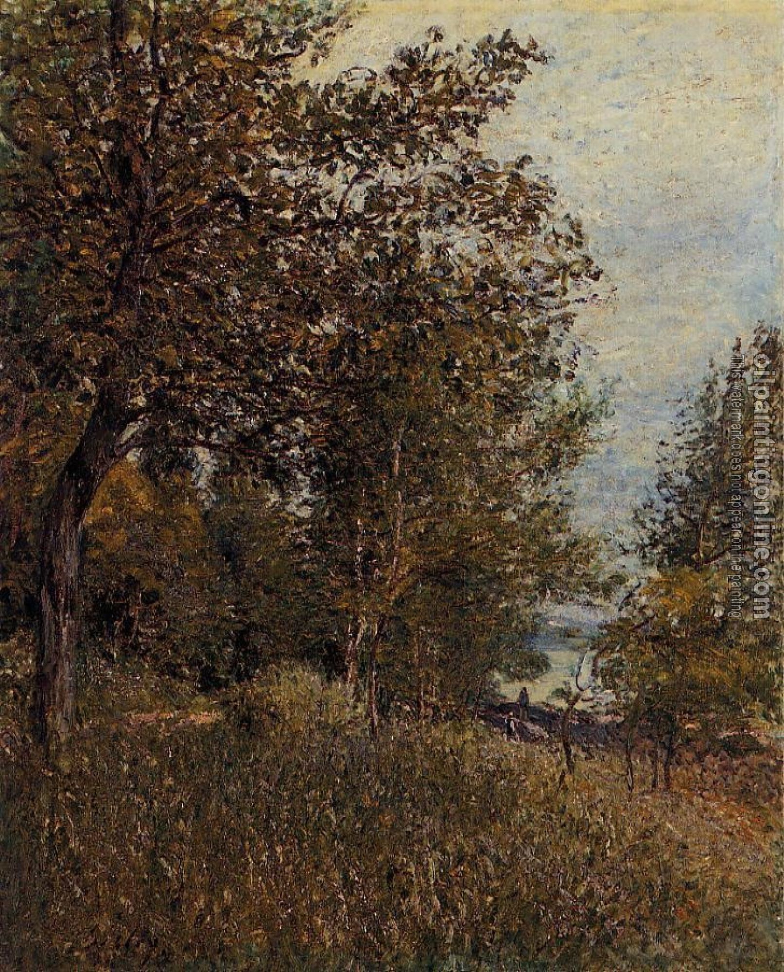 Sisley, Alfred - A Corner of the Roches-Courtaut Woods, June